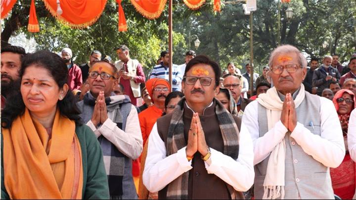 भव्य मंदिर का निर्माण हुआ, अब भव्य भारत का निर्माण होगा: उप मुख्यमंत्री श्री राजेंद्र शुक्ल
